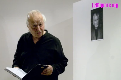 André Geyre lit Beckett/ Stéphane Boularand (c)Bigorre.org