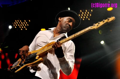Marcus Miller à Jazz in Marciac 2010/ Stéphane Boularand (c)Bigorre.org