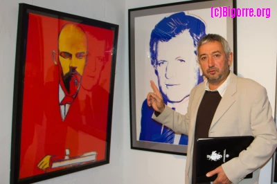 Une exposition exceptionnelle de Andy Warhol/ Stéphane Boularand (c)Bigorre.org
