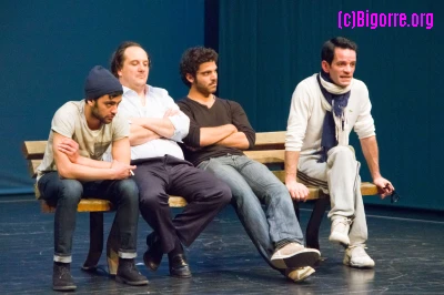 22/02/11 : Dernières répétitions de Vie & mort de Pasolini au Pari/ Stéphane Boularand (c)Bigorre.org