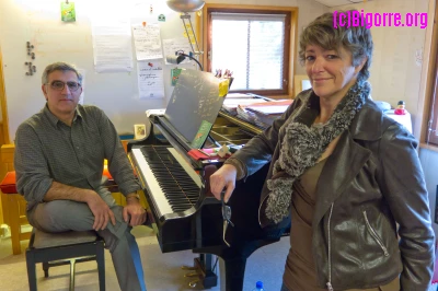Robert Kaddouch et Béatrice Dutrey/ Stéphane Boularand (c)Bigorre.org