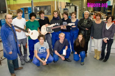 Élève du bac pro modelage au Lycée Jean Dupuy