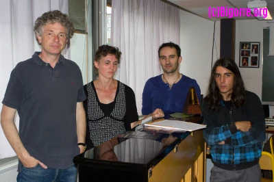 26/05/12 : Arnold Turboust anime un atelier d'écriture du Pic d'Or/ Stéphane Boularand (c)Bigorre.org
