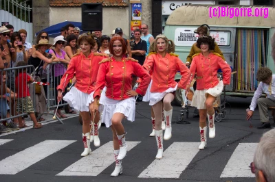 Les Majorettes Bouchères à Aurillac/ Stéphane Boularand (c)Bigorre.org