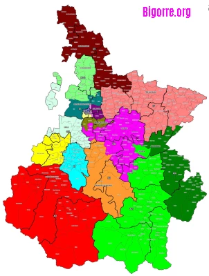 Carte de canton des Hautes-Pyrénées