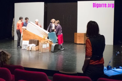 05/03/6 : La compagnie des Barbares en répétion au Pari à Tarbes