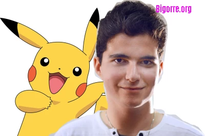 David Bézian et Pikachu