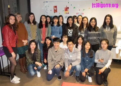 Les étudiants chinois de l’IUT fêtent le nouvel an/ Stéphane Boularand (c)Bigorre.org