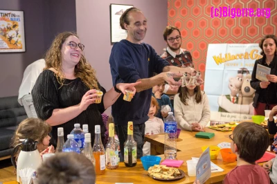Gouter après avoir vu Wallace et Gromit lors du festival Ciné-mômes/ Stéphane Boularand (c)Bigorre.org Gouter après avoir vu Wallace et Gromit lors du festival Ciné-mômes/ Stéphane Boularand (c)Bigorre.org