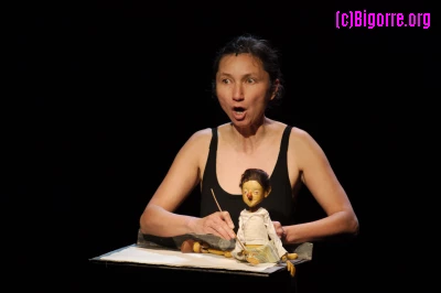 Michèle N'Guyen en ouverture de Contes en Hiver/ Stéphane Boularand (c)Bigorre.org