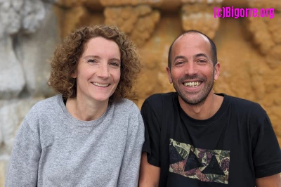 Florence Cailleau alias «Agathe Zepower» et François Dintrans alias «Jazz El Chatazz»/ Stéphane Boularand (c)Bigorre.org