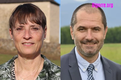 Sylvie Ferre de LFI et Philippe Evon de LR