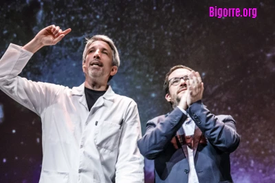 Guillaume Meurice et Eric Lagadec à Tarbes le 24 mai/ Louizart