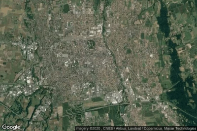 Vue aérienne de Tarbes