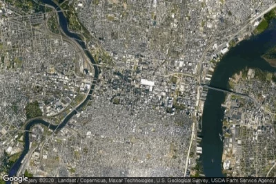 Vue aérienne de Philadelphia