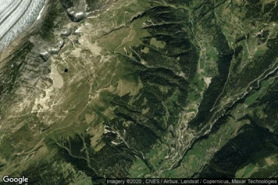 Vue aérienne de Fiesch