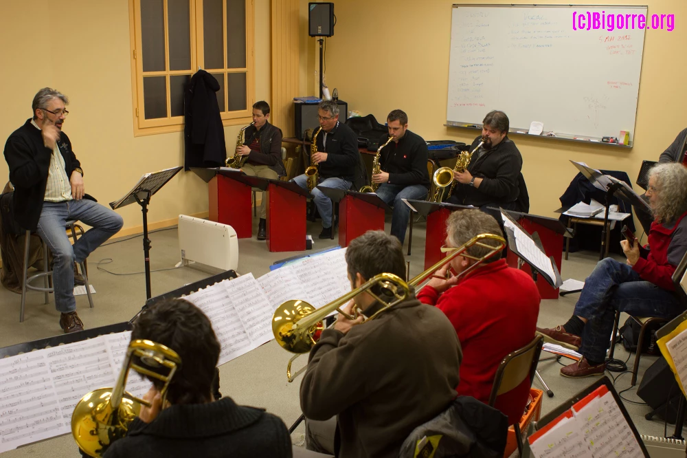 31/01/12 : Le Big Band 65 en répétition   