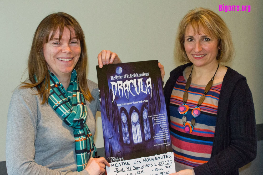 31/01/13: Avec Cathy Rouch et Frédérique Lemaire, le comte Dracula va réveiller votre anglais   
