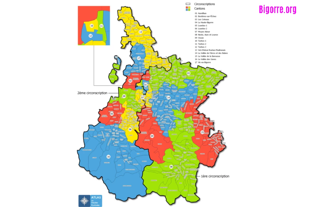 Deux circonscriptions partagent les Hautes-Pyrénées