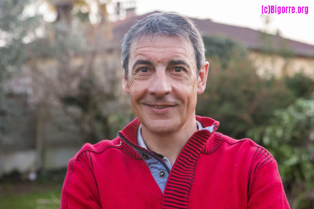 David Bourdeau plus habitué à tenir d'appreil photo qu'à être photographié