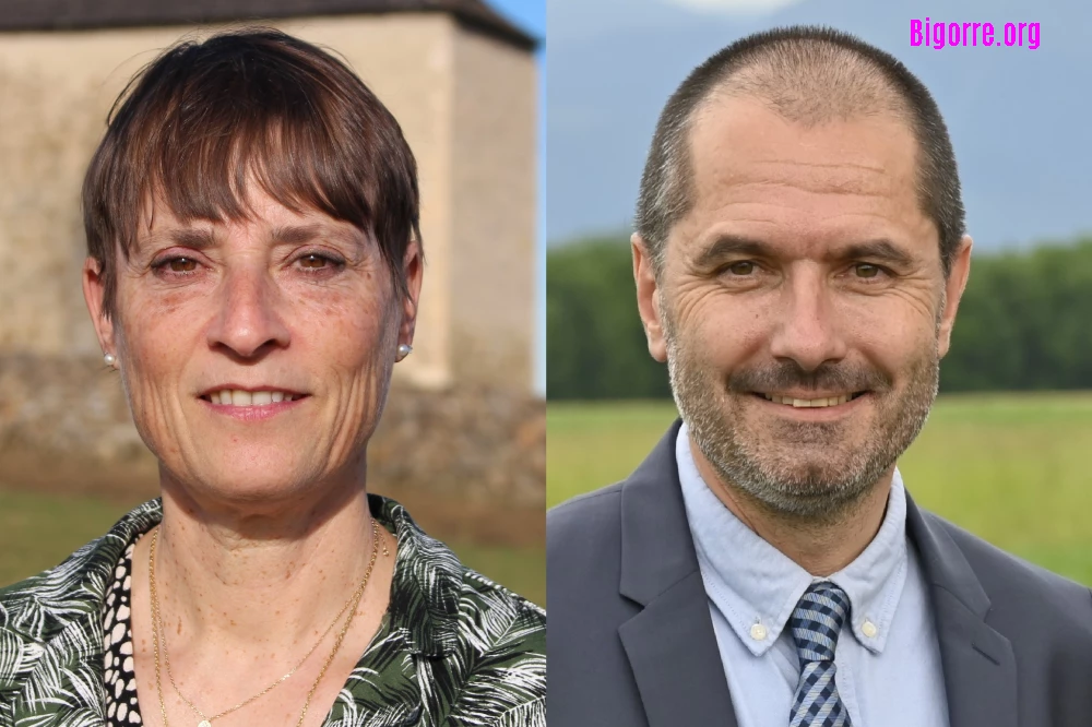 Sylvie Ferre de LFI et Philippe Evon de LR