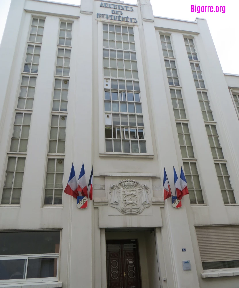 archives départementales des Hautes-Pyrénées à Tarbes