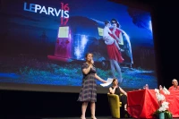 16/06/16 : Marie-Claire Riou présente la saison 2016-2017 du Parvis/ Stéphane Boularand (c)Bigorre.org