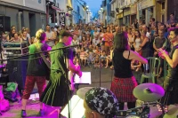 The Fo's Celtic à la fête de la musique 2017 devant Feeling's/ Stéphane Boularand (c)Bigorre.org