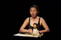 Michèle N'Guyen en ouverture de Contes en Hiver/ Stéphane Boularand (c)Bigorre.org