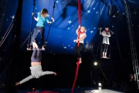 Les Multicos de l'école de cirque Passing au festival Barakacirq/ Stéphane Boularand (c)Bigorre.org