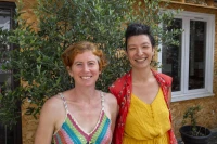 Céline Thibaut et Camille Chabert, la moitié de Dévissez vers ça/ Stéphane Boularand (c)Bigorre.org