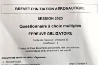 Sujet et corrigé du BIA 2023/ Stéphane Boularand (c)Bigorre.org