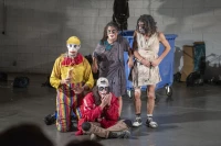 Compagnie Intrépidus avec un stek qui ne se laisse pas faire !/ Stéphane Boularand (c)Bigorre.org