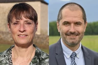 Sylvie Ferre de LFI et Philippe Evon de LR