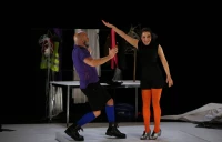 Stéphanie Fuster et Alberto Garcia sur la scène du Parvis/ Stéphane Boularand (c)Bigorre.org Stéphanie Fuster et Alberto Garcia sur la scène du Parvis/ Stéphane Boularand (c)Bigorre.org