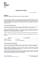Communiqué de la préfecture