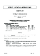 Sujet du BIA 2018
