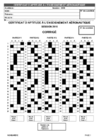 Corrigé officiel du CAEA 2016